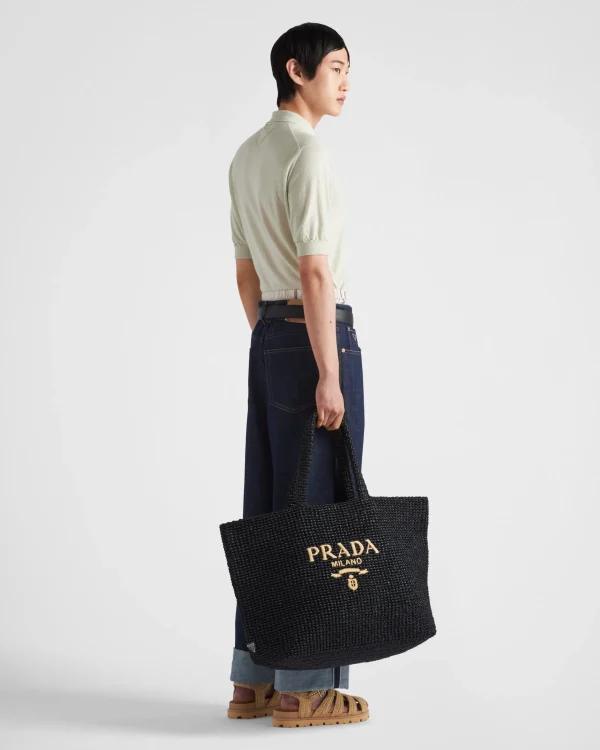 Denim*Prada Wide, selvedge denim jeans Navy