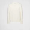 Knitwear*Prada Wool and cashmere crew-neck sweater White