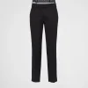 Trousers And Shorts*Prada Wool and crinoline pants Black