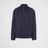 Jackets And Coats*Prada Wool and silk jacket Navy