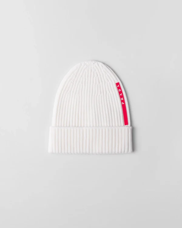 Men's Collection*Prada Wool beanie White