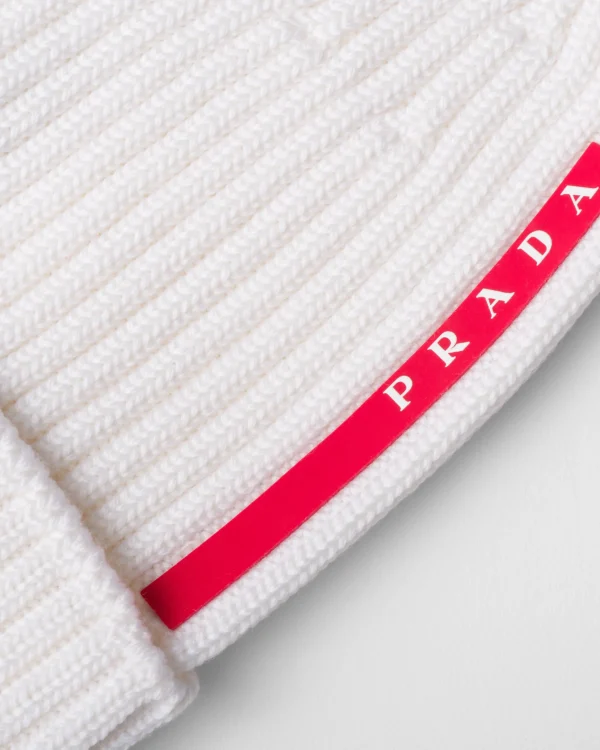 Men's Collection*Prada Wool beanie White