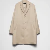 Jackets And Coats*Prada Wool blend coat Limestone