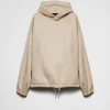 Jackets And Coats*Prada Wool blend hoodie jacket Limestone