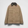 Jackets And Coats*Prada Wool blend jacket Camelbrown