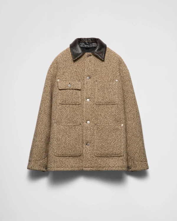 Jackets And Coats*Prada Wool blend jacket Camelbrown