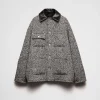 Jackets And Coats*Prada Wool blend jacket White/black