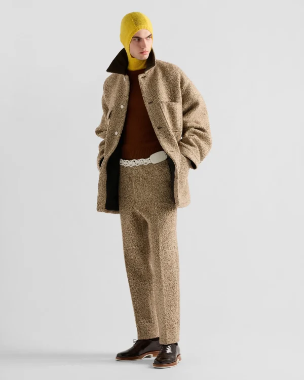 Jackets And Coats*Prada Wool blend jacket Camelbrown