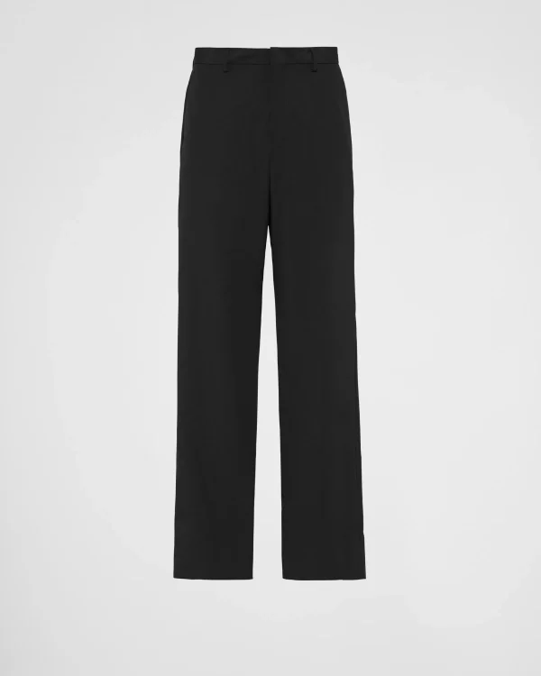 Trousers And Bermudas*Prada Wool blend pants Black