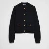 Knitwear*Prada Wool cardigan Black