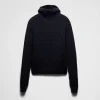 Knitwear*Prada Wool hooded sweater Navy