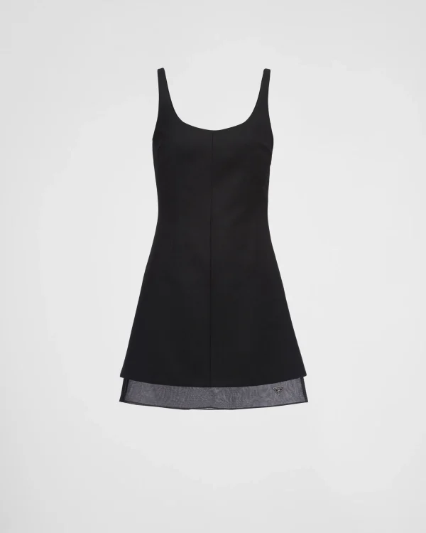 Dresses*Prada Wool mini-dress Black