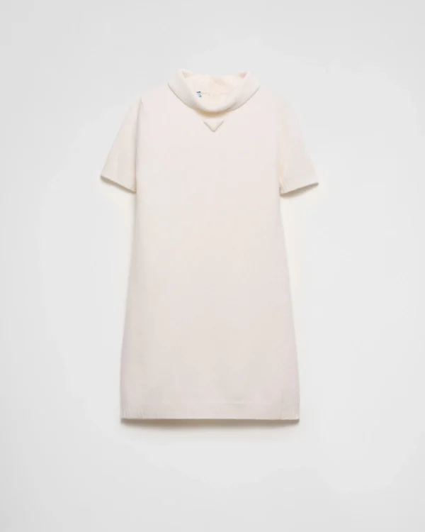 Dresses*Prada Wool mini-dress White