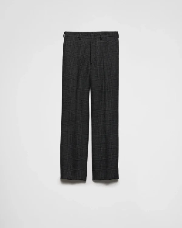 Trousers And Bermudas*Prada Wool pants Anthracitegray