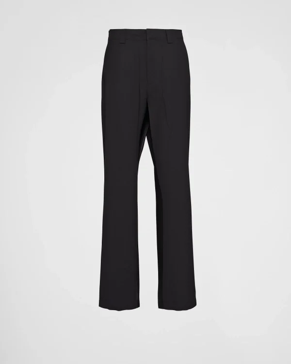 Trousers And Bermudas*Prada Wool pants Black