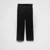 Trousers And Bermudas*Prada Wool pants Blue/rust