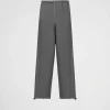 Trousers And Bermudas*Prada Wool pants Grey