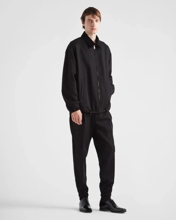 Trousers And Bermudas*Prada Wool pants Black