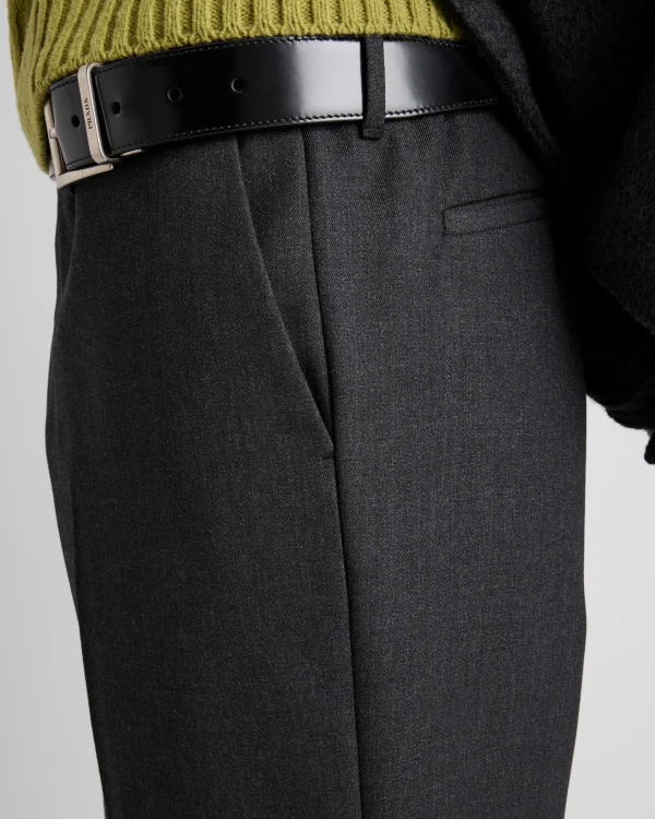 Trousers And Bermudas*Prada Wool pants Anthracitegray