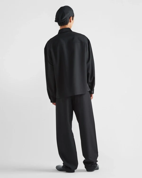 Trousers And Bermudas*Prada Wool pants Black